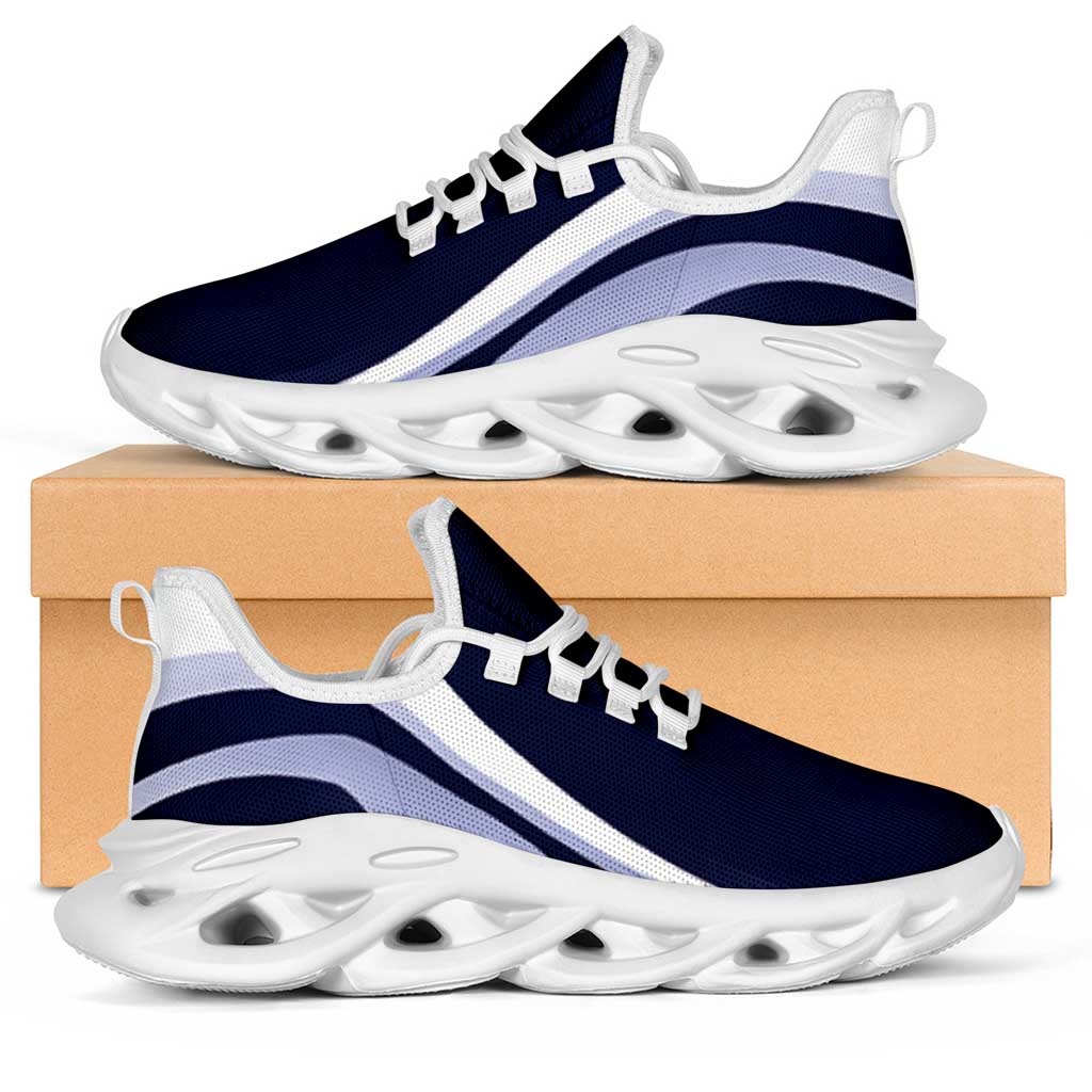 Scotland Football Clunky Sneakers Flag-Inspired Curve Style