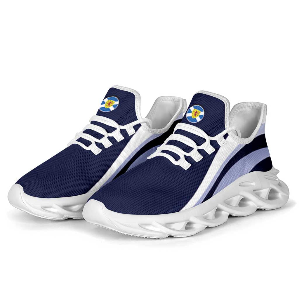 Scotland Football Clunky Sneakers Flag-Inspired Curve Style