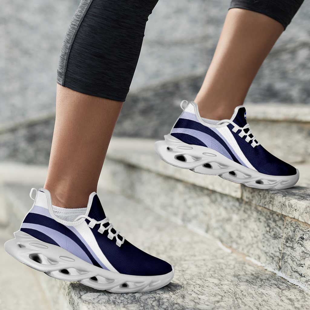 Scotland Football Clunky Sneakers Flag-Inspired Curve Style