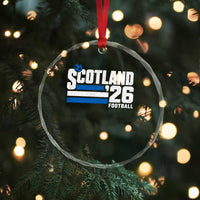 Scotland Football Fan Crystal Glass Ornament Scottish Soccer Supporter Scottish Flag 2026