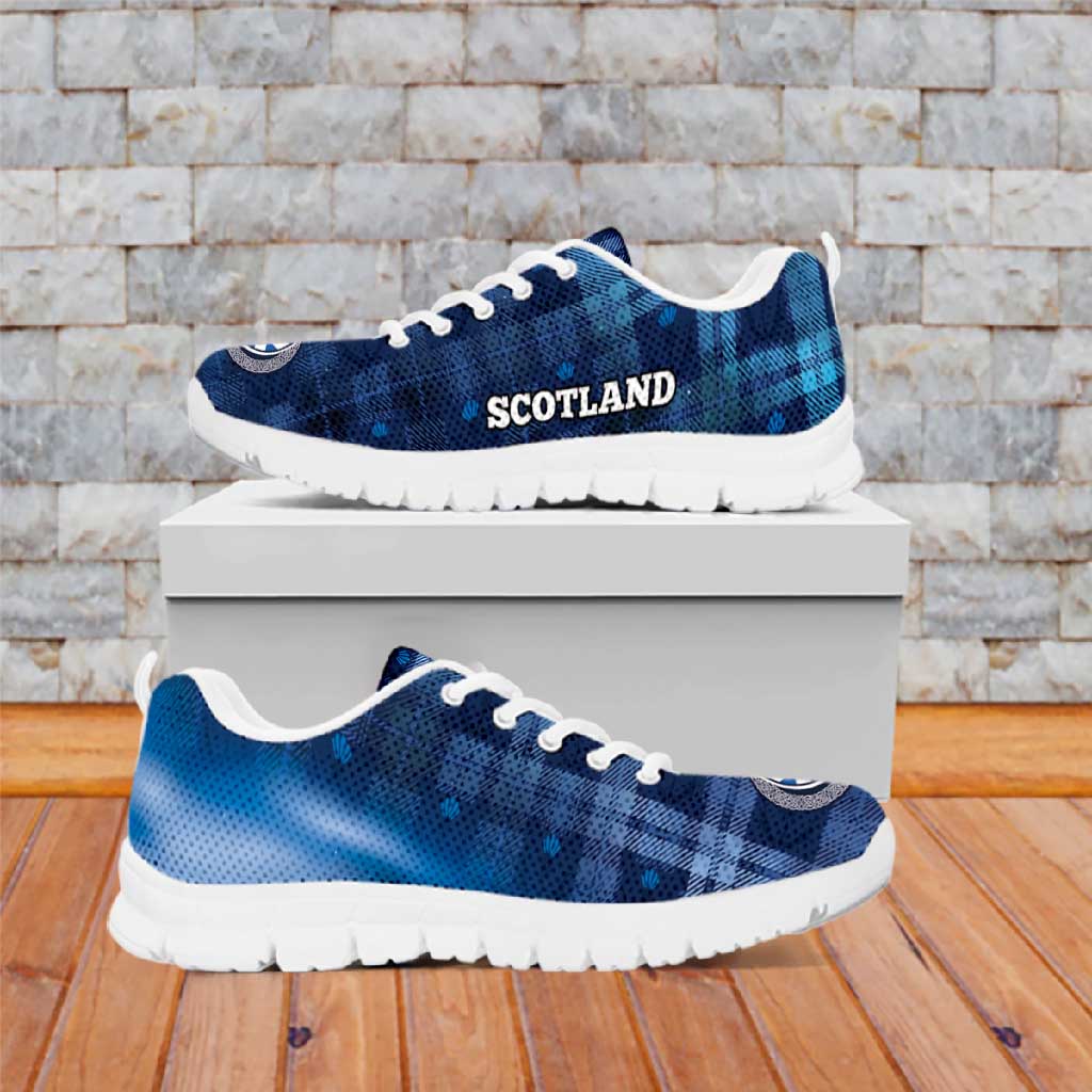 Scotland Football Sneakers Ice Hole Celtic Thistle Tartan Flower Patterns