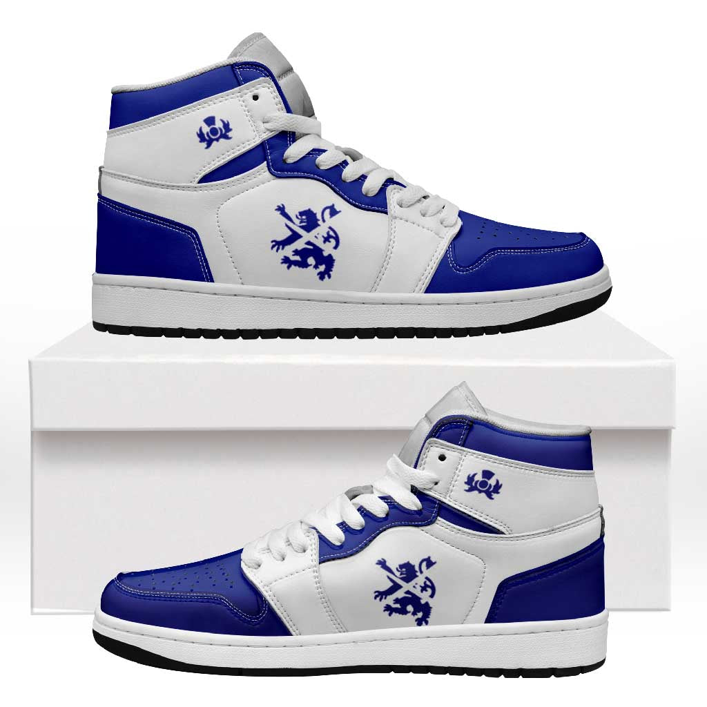Scotland High Sneakers AJ1 Classic National Flag Style - Wonder Print Shop