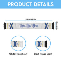 Scotland National Football Personalized Soccer Scarf Flag-Inspired White Tartan Version
