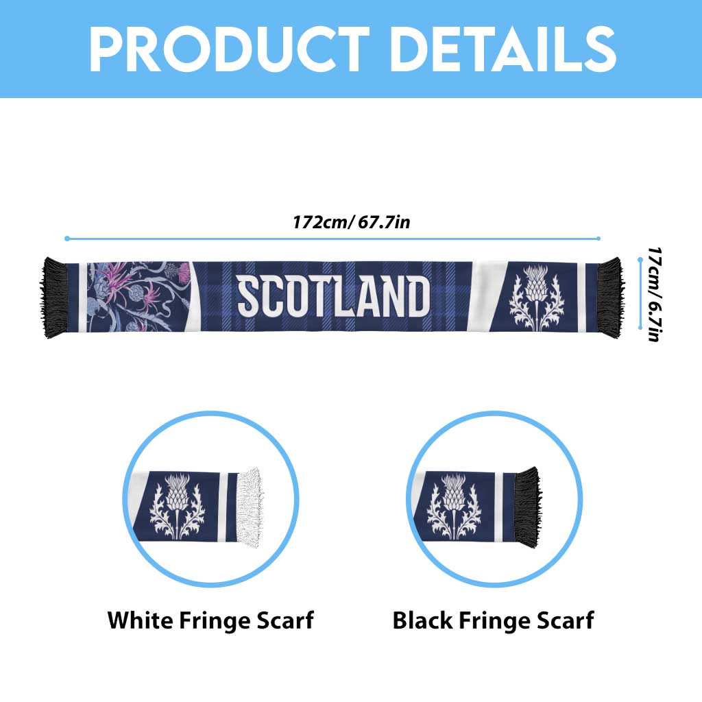Scotland Rugby National Heritage Personalized Soccer Scarf Traditional Tartan Inspired Edition