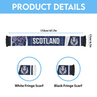 Scotland Rugby National Heritage Personalized Soccer Scarf Traditional Tartan Inspired Edition