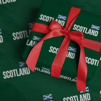 Scotland Saltire Flag Minimalist Athletic College Style Wrapping Paper Roll