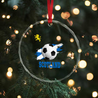 Scotland Soccer Flag Crystal Glass Ornament Scottish Football Fans Pride - Wonder Print Shop