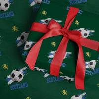 Scotland Soccer Flag Wrapping Paper Roll Scottish Football Fans Pride - Wonder Print Shop