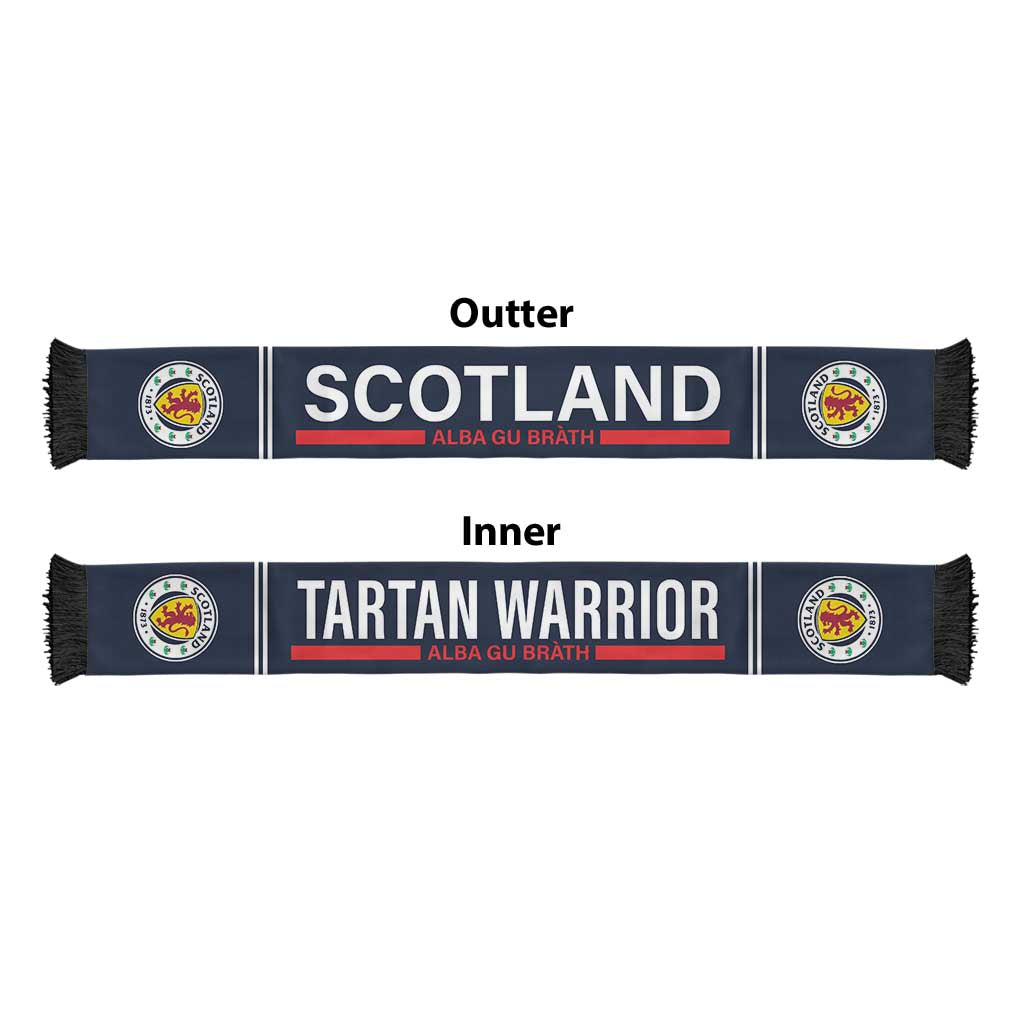 Scotland World Football 2026 Soccer Scarf Go Tartan Warrior Road To Glory