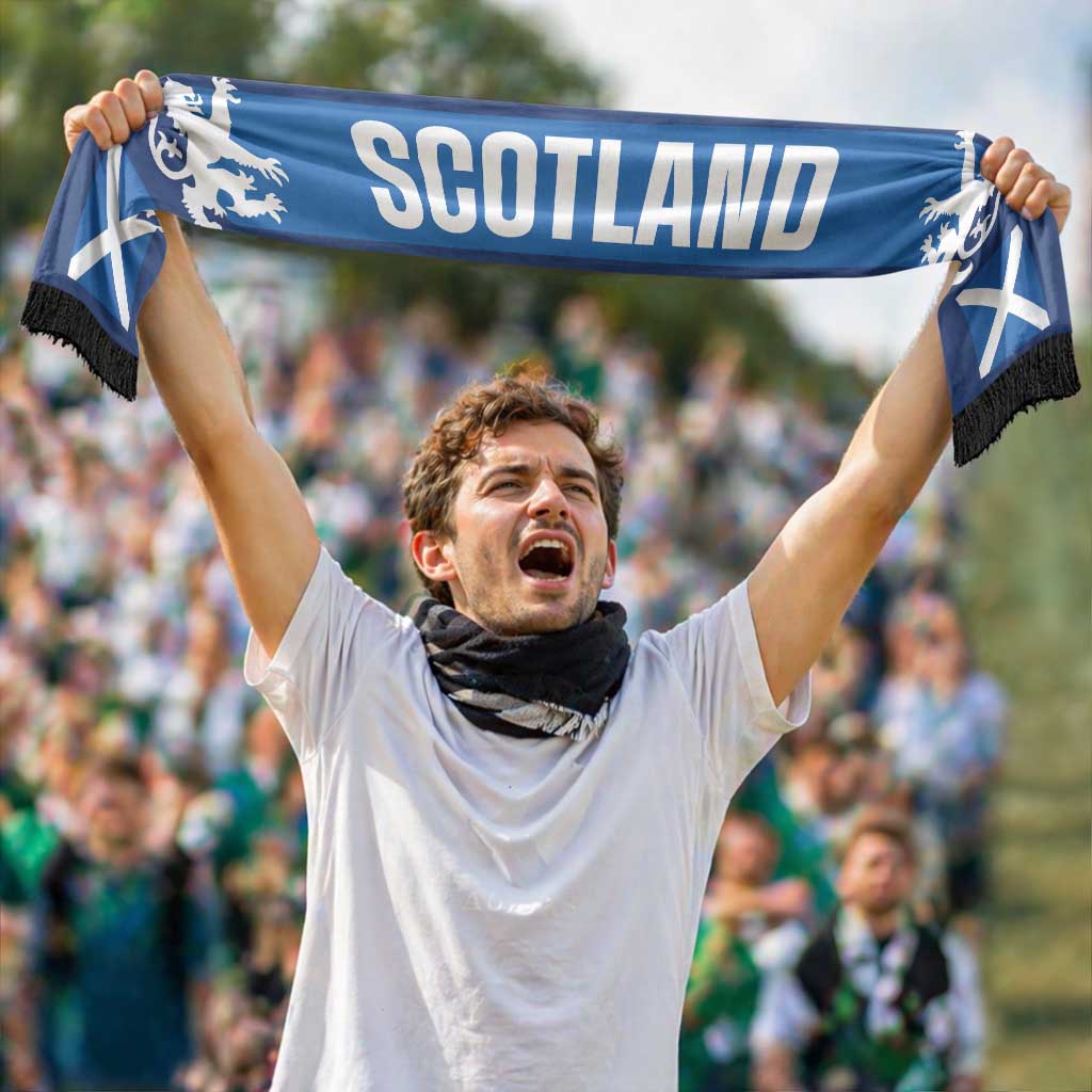 Scotland World Football 2026 Soccer Scarf National Pride Never Stops