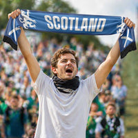 Scotland World Football 2026 Soccer Scarf National Pride Never Stops