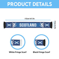 Scotland World Football 2026 Soccer Scarf National Pride Never Stops