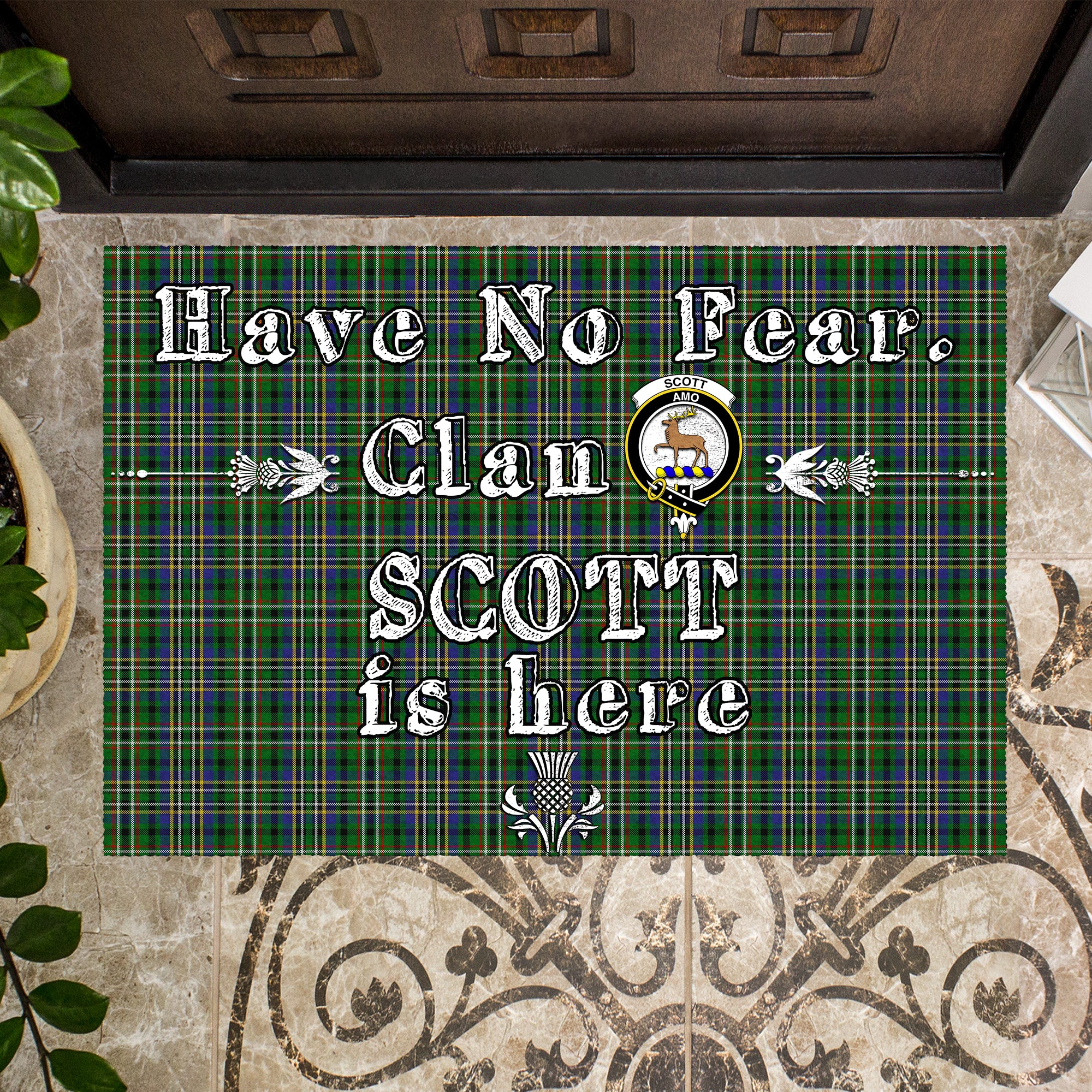 scott-green-clan-tartan-door-mat-family-crest-have-no-fear-tartan-door-mat