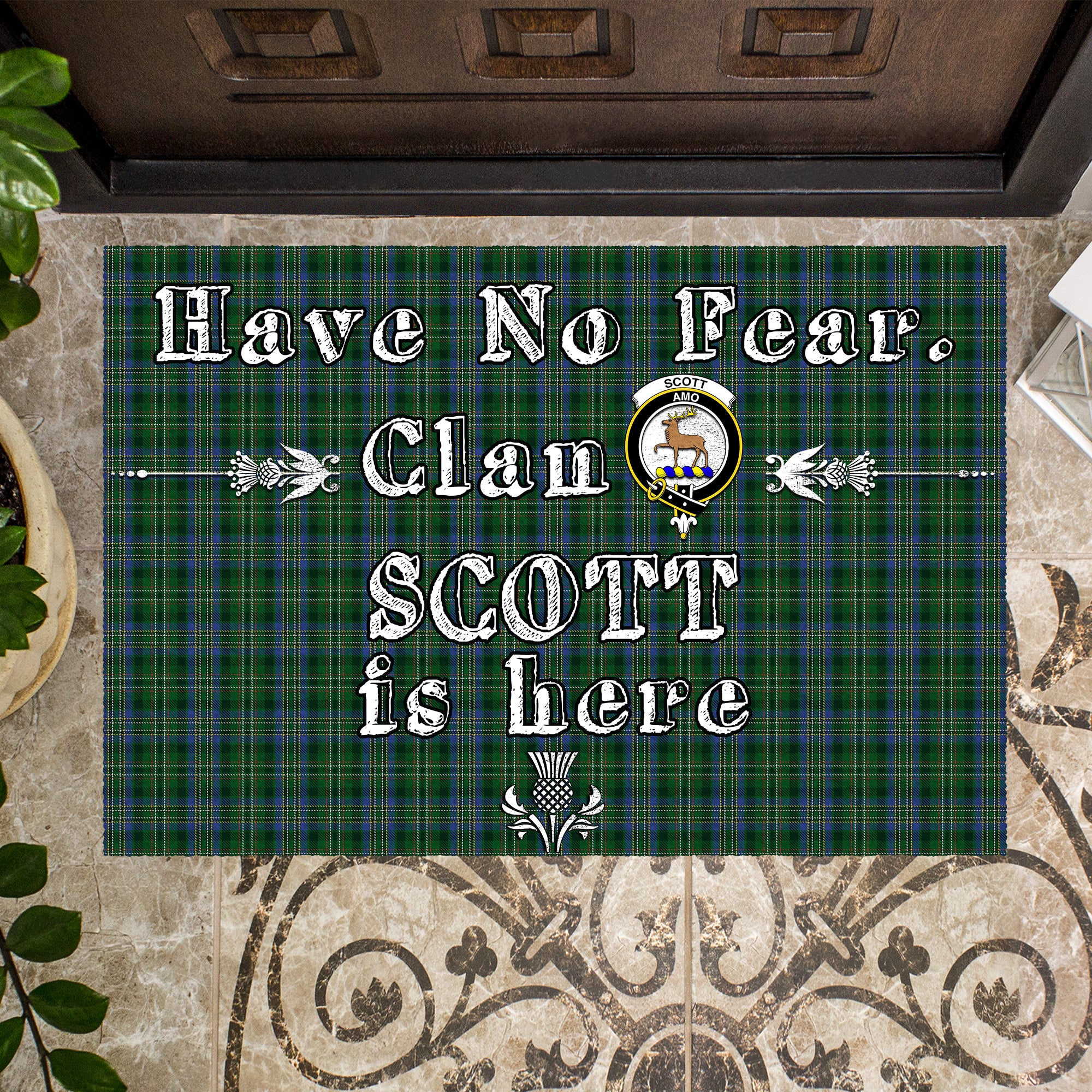 scott-hunting-clan-tartan-door-mat-family-crest-have-no-fear-tartan-door-mat