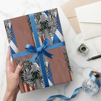 Scottish American Wrapping Paper Roll Scottish By Blood American By Birth Patriot By Choice - Wonder Print Shop