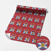Scottish Christmas Wrapping Paper Roll Nollaig Chridheil Gaelic Xmas Scotland Lion Rampant - Wonder Print Shop