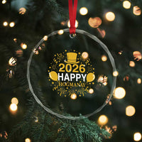 Scottish New Year 2026 Crystal Glass Ornament Happy Hogmanay NYE Party - Wonder Print Shop