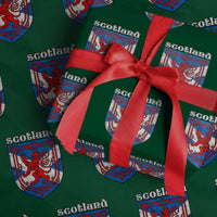 Scottish Pride Wrapping Paper Roll Scottish Rampant Lion Flag Scotland Coat of Arms - Wonder Print Shop