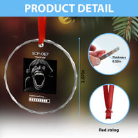 SCP 67 Mason The 6 7 Kid Meme Crystal Glass Ornament Six Seven Boy Horror Edit TS02