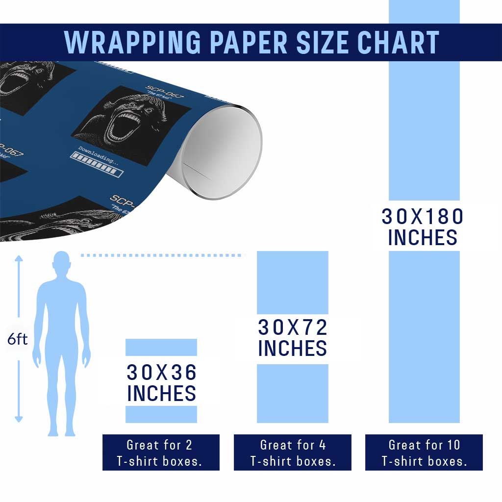 SCP 67 Mason The 6 7 Kid Meme Wrapping Paper Roll Six Seven Boy Horror Edit - Wonder Print Shop