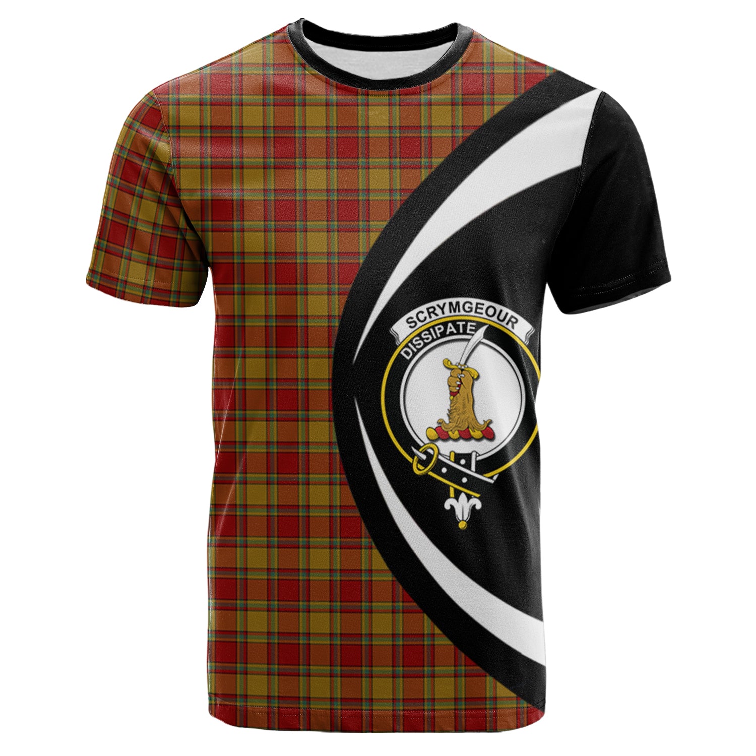 scottish-scrymgeour-clan-crest-circle-style-tartan-t-shirt