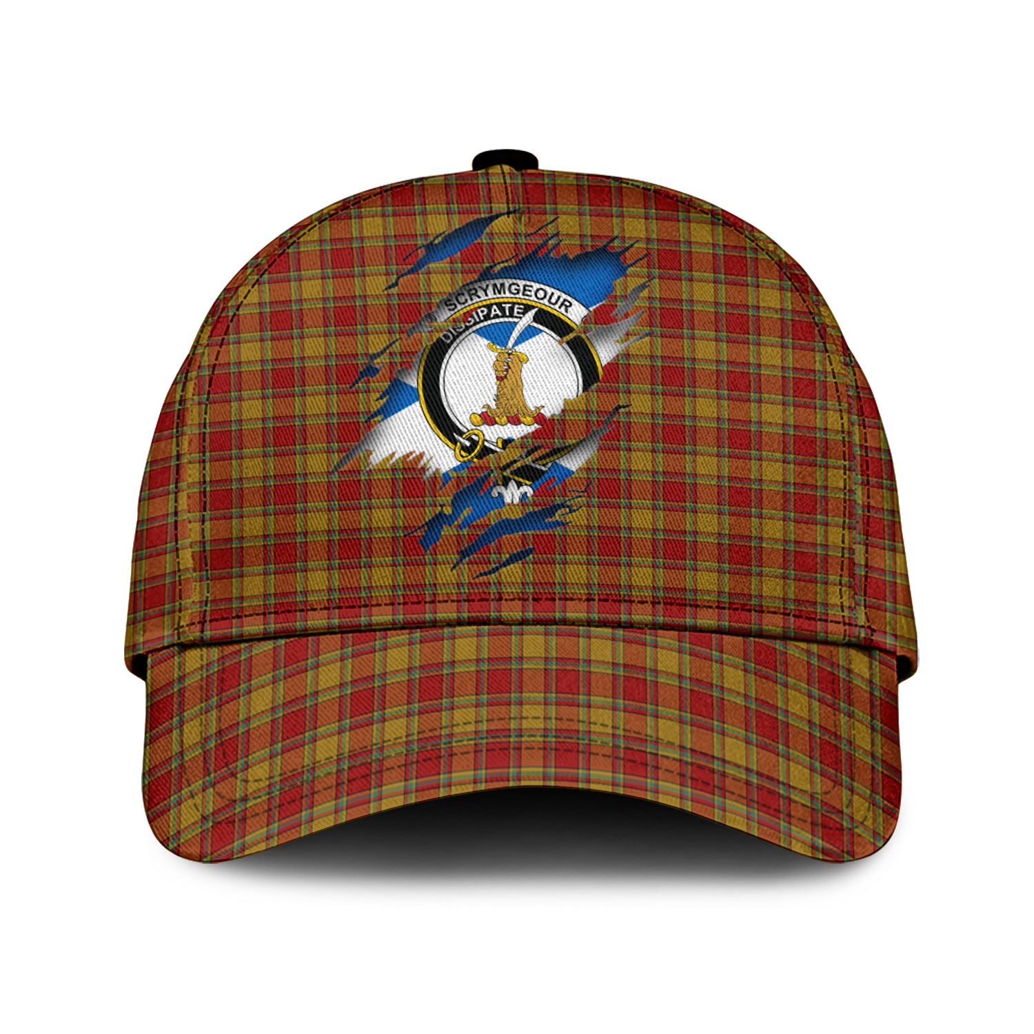 scrymgeour-tartan-plaid-cap-family-crest-in-me-style-tartan-baseball-cap