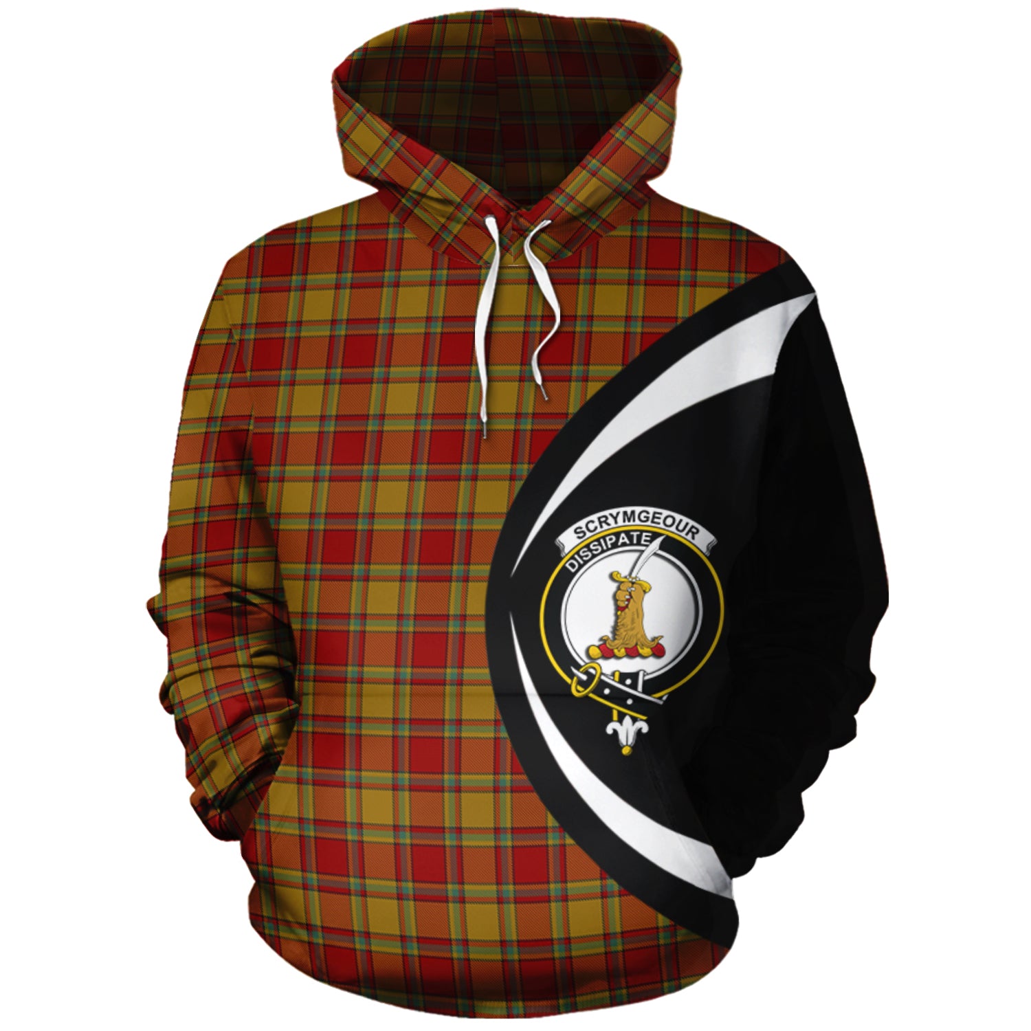 scottish-scrymgeour-clan-crest-circle-style-tartan-hoodie