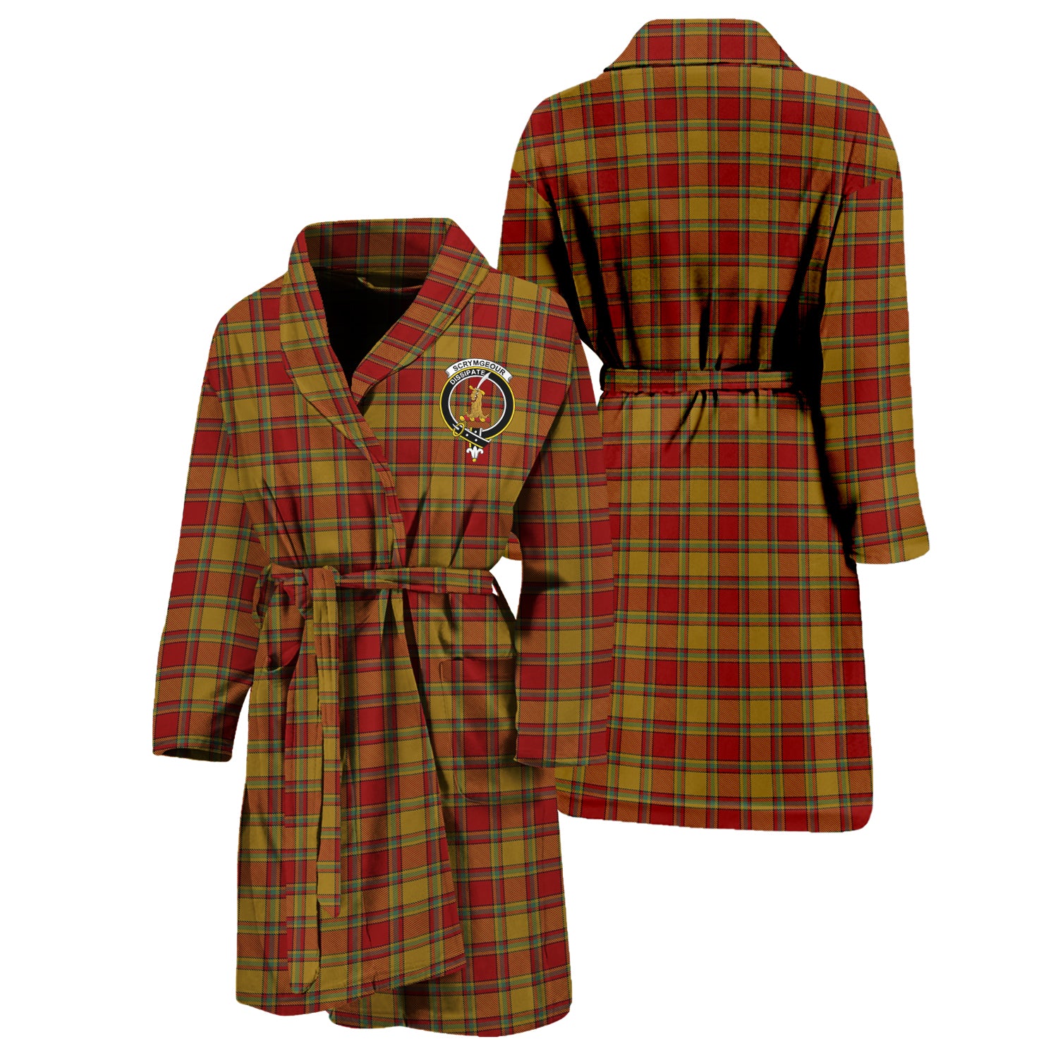 scrymgeour-family-crest-tartan-bathrobe-tartan-robe-for-men-and-women