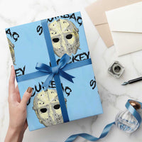 Scumbag Hockey Goalie Mask Vintage Graphic Wrapping Paper Roll