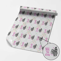 See Ya Soon Raccoon Wrapping Paper Roll Funny Last Day Of School