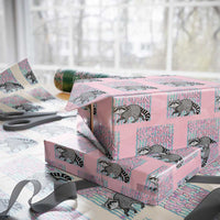 See Ya Soon Raccoon Wrapping Paper Roll Funny Last Day of School