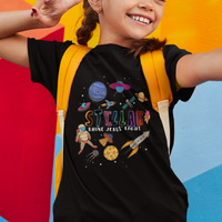 VBS Stellar T Shirt For Kid Stellar VBS Shine Jesus Light Vacation Bible School Space - Wonder Print Shop