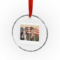 Send Barron Crystal Glass Ornament We Want You For US Army