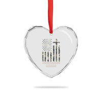 Send Barron Heart Crystal Glass Ornament Vintage American Flag Camo Hashtag Protest Meme