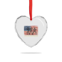 Send Barron Heart Crystal Glass Ornament Vintage American Flag Soldier Hashtag Internet Meme