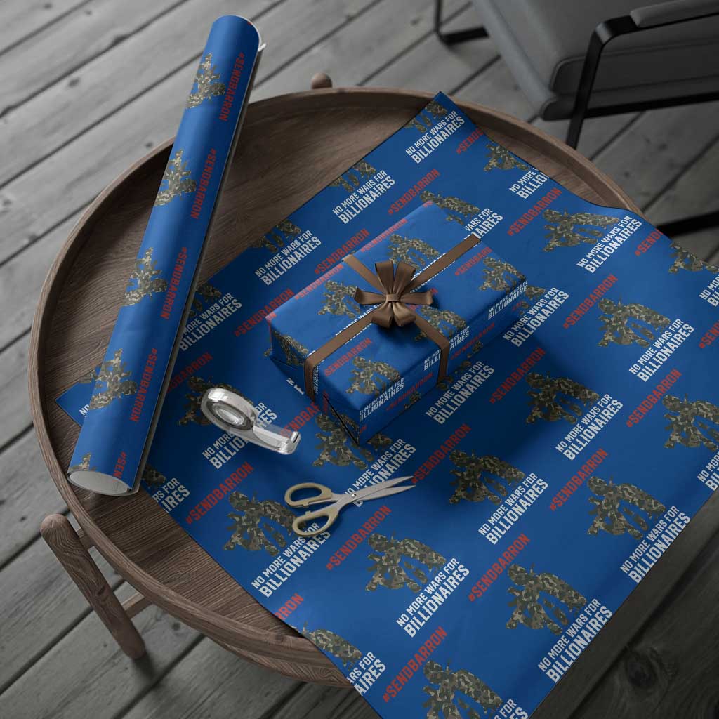 Send Barron Wrapping Paper Roll No More Wars For Billionaires