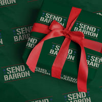 Send Barron Wrapping Paper Roll Viral Hashtag Political Protest