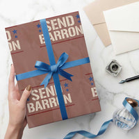 Send Barron Wrapping Paper Roll Viral Hashtag Political Protest