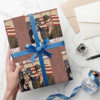 Send Barron Wrapping Paper Roll We Want You For US Army