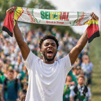 Senegal 2026 Football Soccer Scarf Go Lions de la Teranga