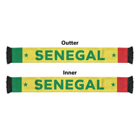 Senegal Football 2026 Soccer Scarf Flag Style