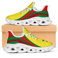 Senegal Football Clunky Sneakers Flag-Inspired Curve Style