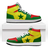 Senegal High Sneakers AJ1 Classic National Flag Style - Wonder Print Shop