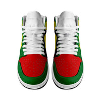 Senegal High Sneakers AJ1 Classic National Flag Style - Wonder Print Shop