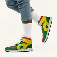 Senegal High Sneakers AJ1 Classic National Flag Style - Wonder Print Shop
