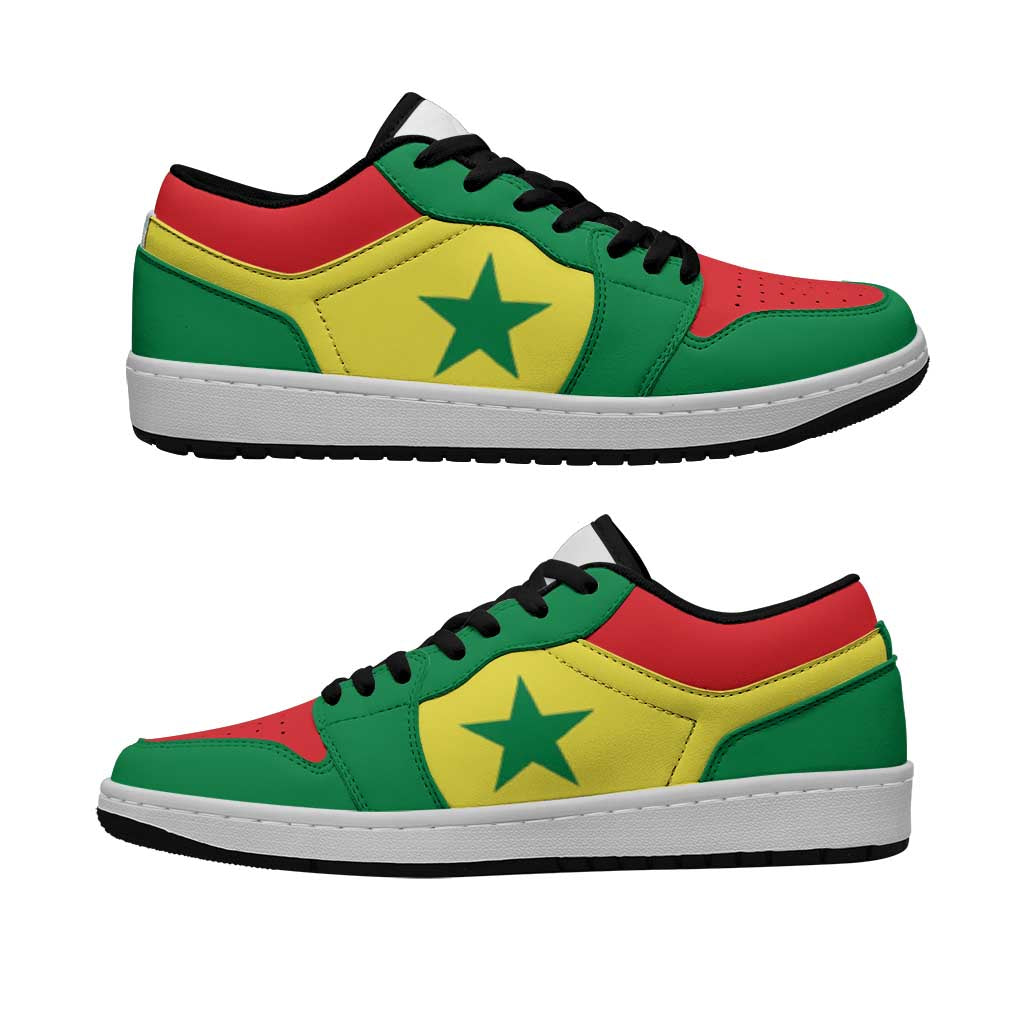 Senegal Low Sneakers Classic National Flag Style - Wonder Print Shop
