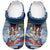Serbia Christmas Wolf Clogs Shoes Vuk Serbian Mascot - Wonder Print Shop