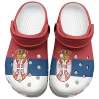 Serbia Clogs Shoes Flag Color Inspiration - Wonder Print Shop