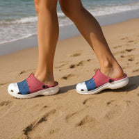 Serbia Clogs Shoes Flag Color Inspiration - Wonder Print Shop