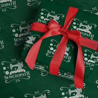 Sewing Lover Wrapping Paper Roll Sewciopath Quilter Gift